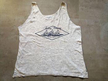 Débardeur gris chiné Trading company