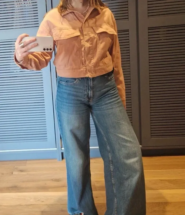 Veste en jean T38 - Cache Cache - photo numéro 4