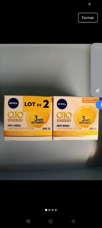 Crème nivea Q10