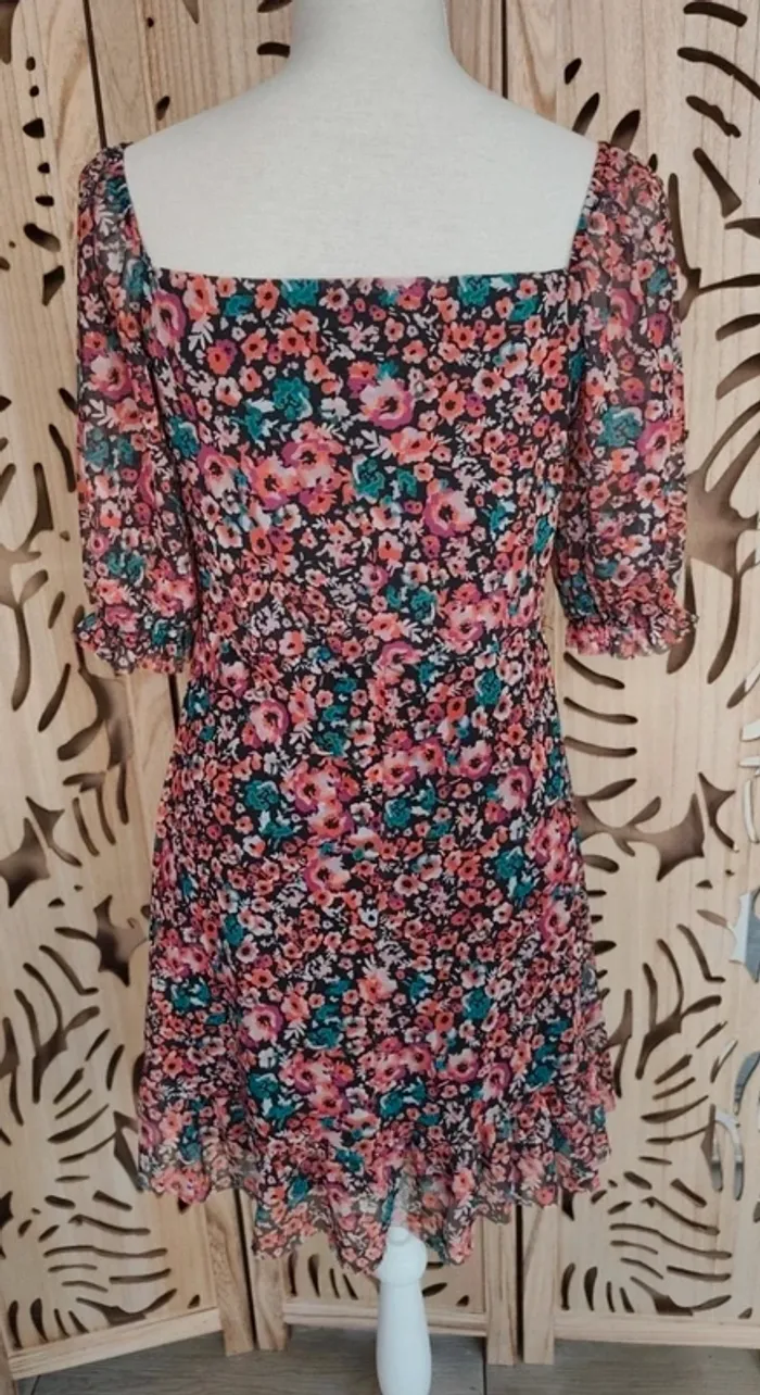 Robe imprimée fleurie manches bouffantes Taille L Trendyol - photo numéro 7