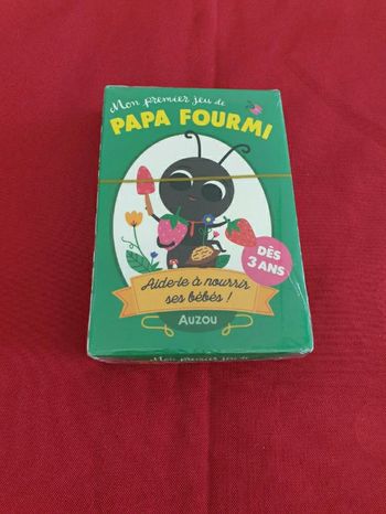 Jeu cartes Auzou  Papa fourmi
