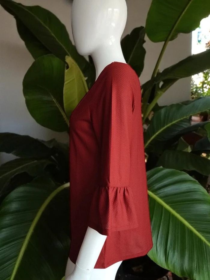 Blouse manches évasées (lire mesures avant achat) - photo numéro 5