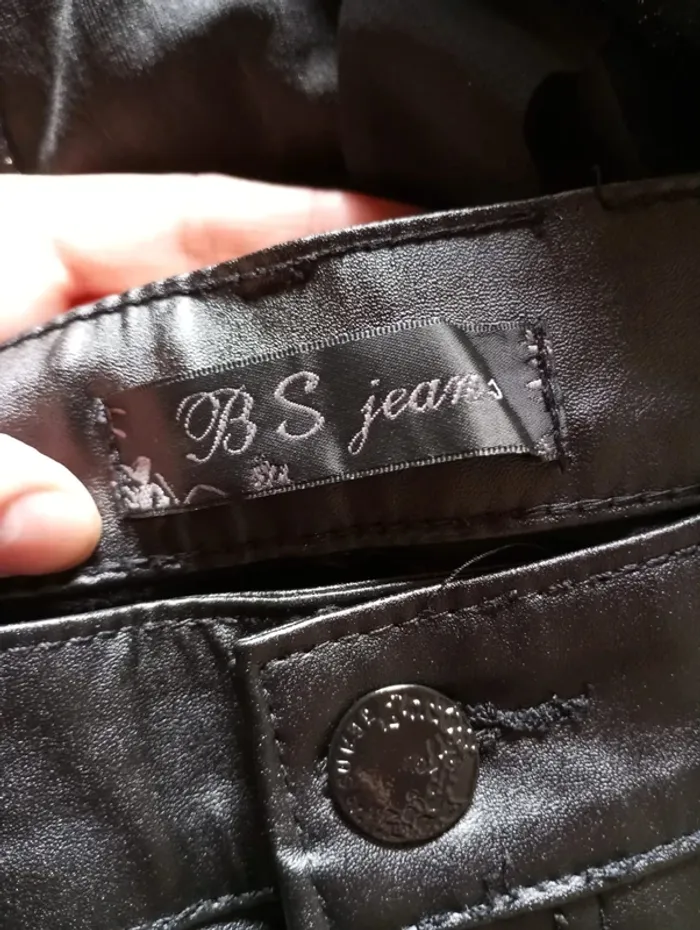 🌸Pantalon bi-matière, BS Jeans, Taille 42 - photo numéro 6