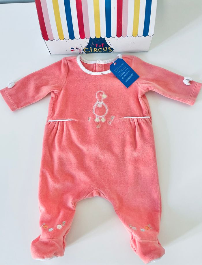 Pyjama velours Sergent Major, taille naissance - photo numéro 2