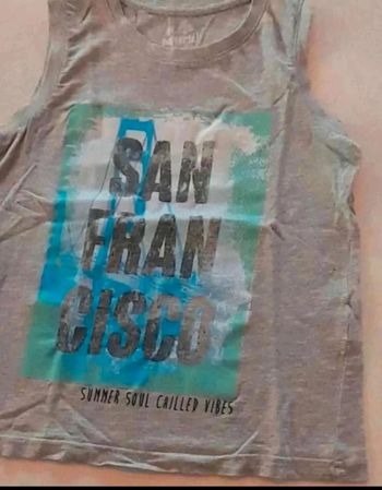 débardeur  6/8 ans  "sans francisco"