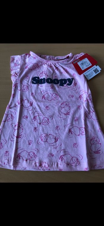 Robe snoopy 60 cm 3 mois
