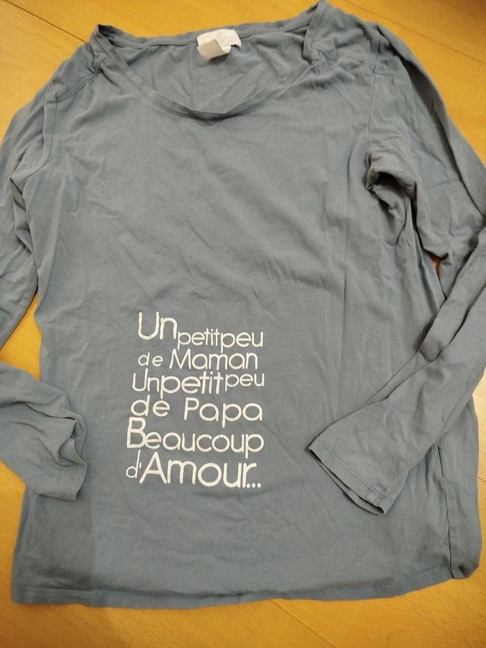 Lot de Tshirt manche longue grossesse - photo numéro 6