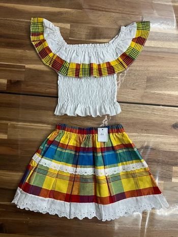 #Tenue traditionnelle de Guadeloupe 2 ans fille