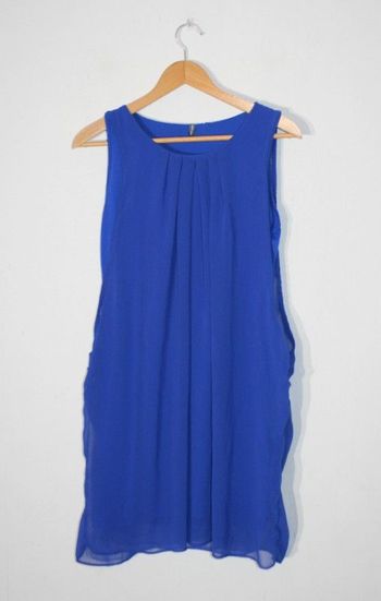 Robe sans manche bleue NafNaf taille XL