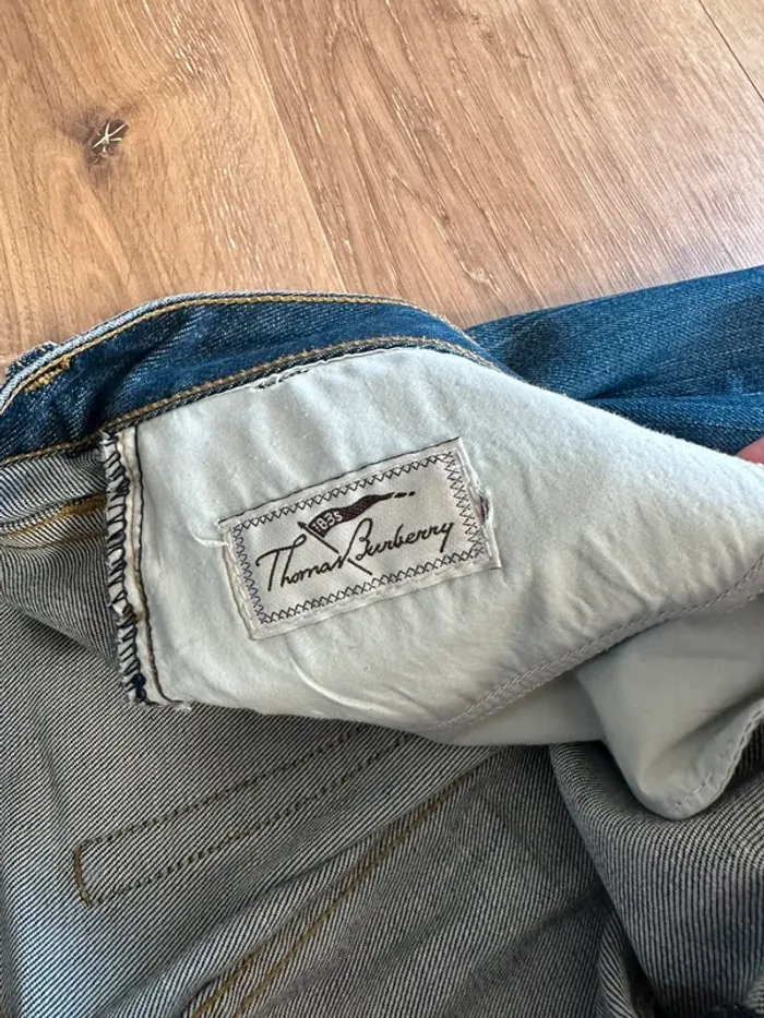 Mini jupe en jean Thomas Burberry taille 40 - photo numéro 8