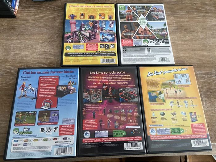 Lot de jeux sims pc vintage - photo numéro 2
