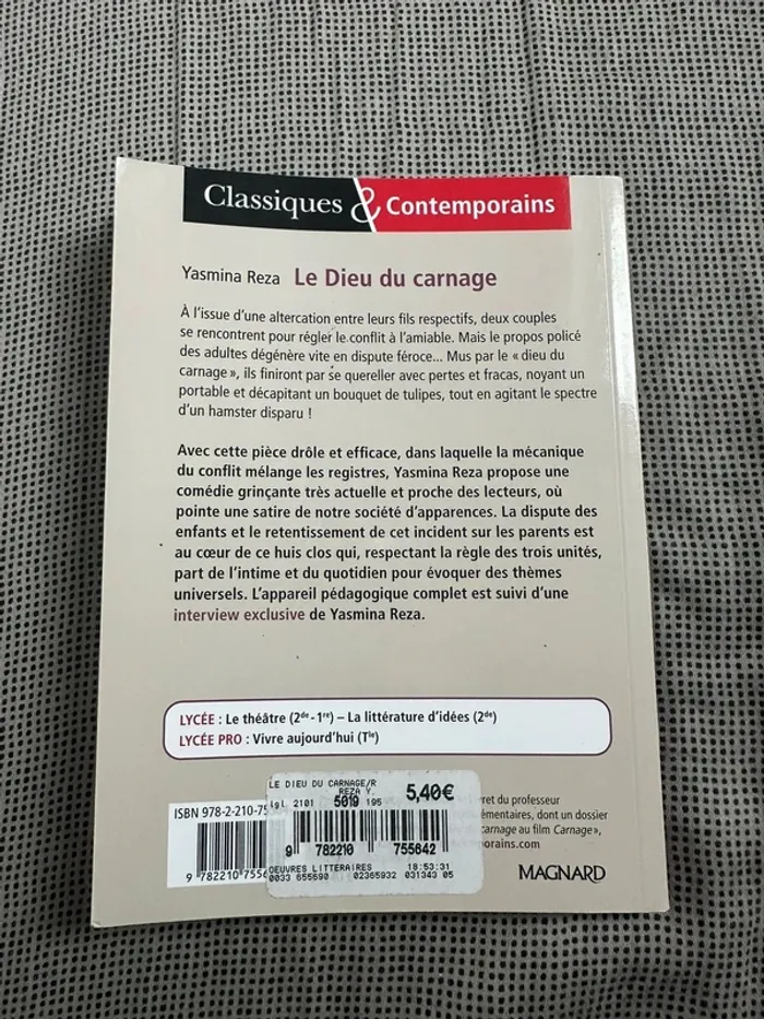 Livre « Le Dieu du carnage » - photo numéro 3