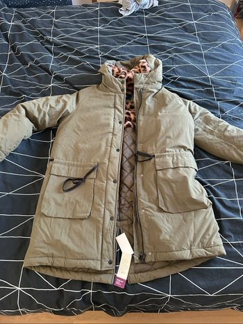 Veste hiver kaki léopard XL