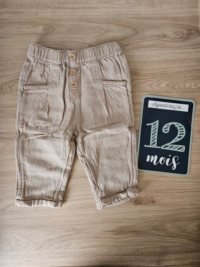 Lot pantalon 12 mois - photo numéro 2