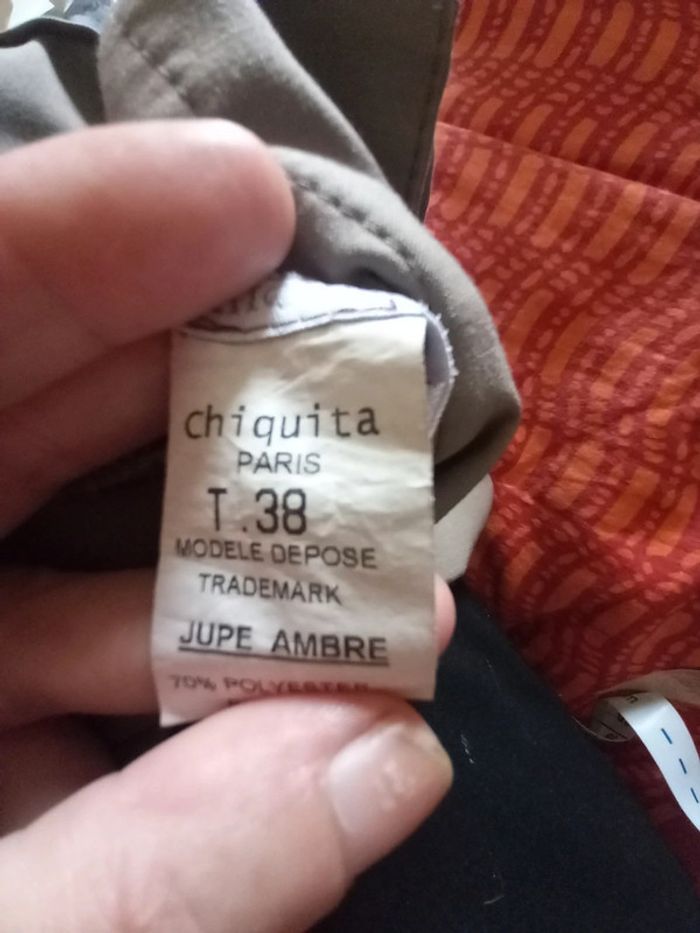 Jupe  beige taille 38 - photo numéro 3