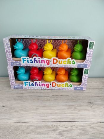 Lot de 10 canard pour pêche aux canards 