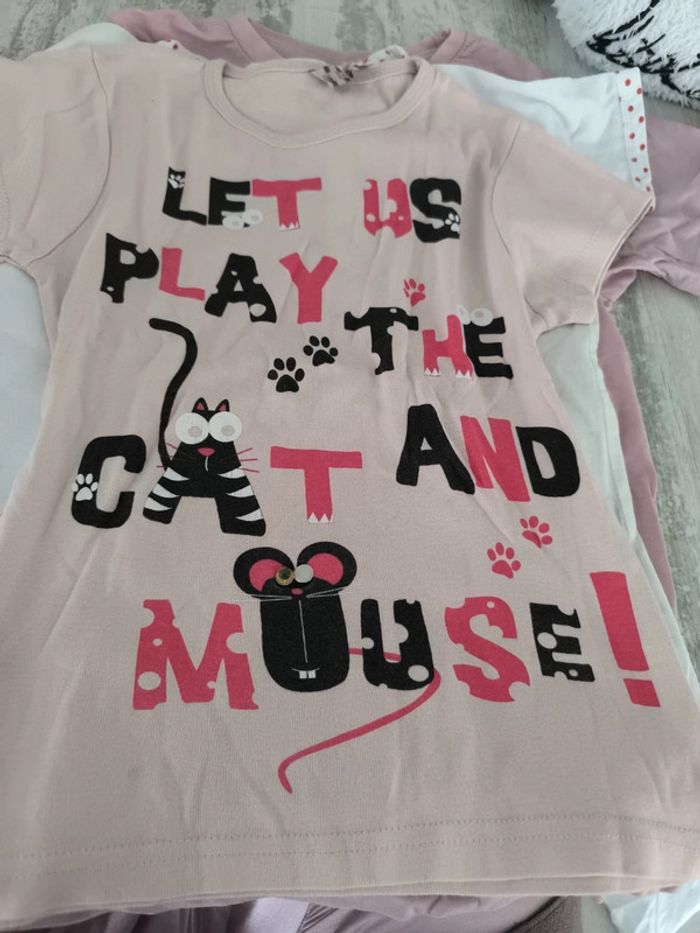 Lot de 4 tee shirts manches courtes - photo numéro 6