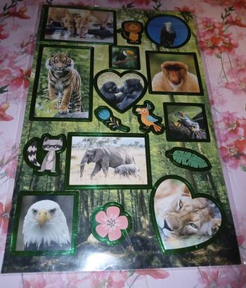 Autocollant animaux sauvages et animaux domestiques