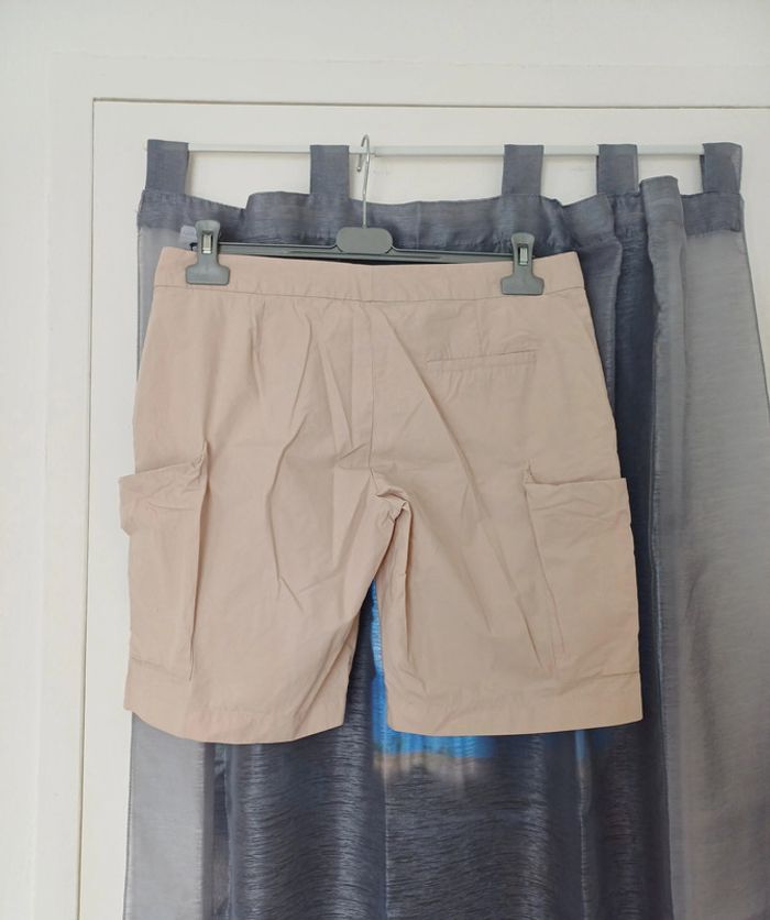 Short coton beige taille M - photo numéro 4