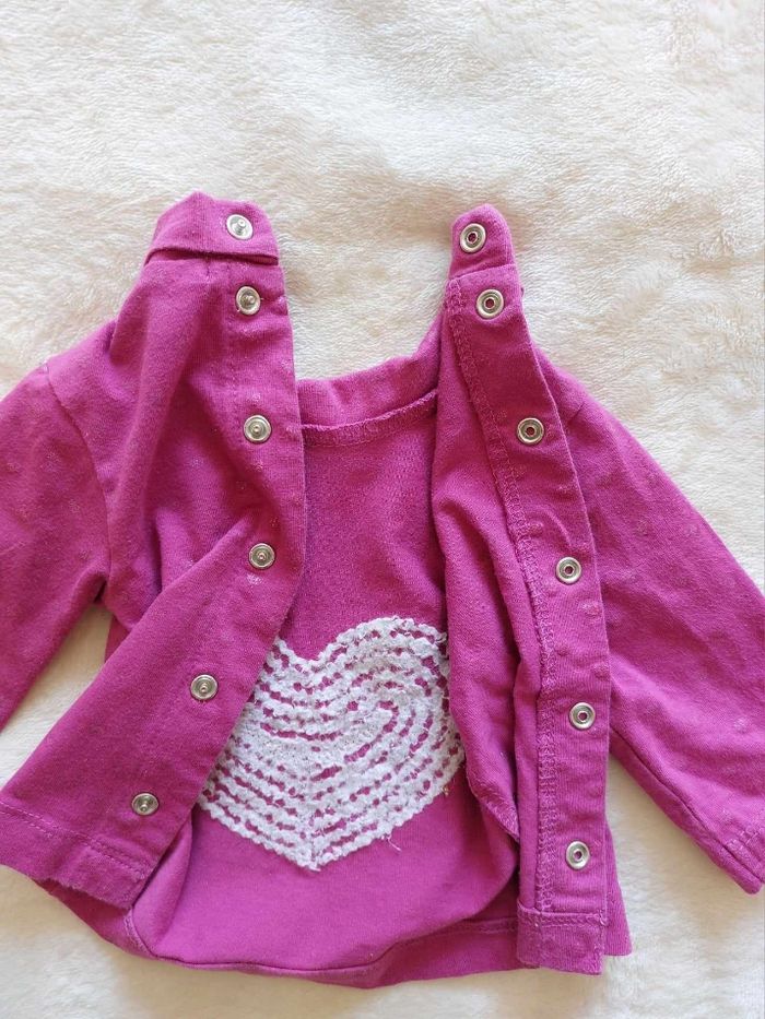 Tee-shirt original manches longues 1 mois - photo numéro 6