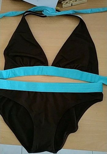 Ensemble de plage maillot de bain paréo 3 suisses T38