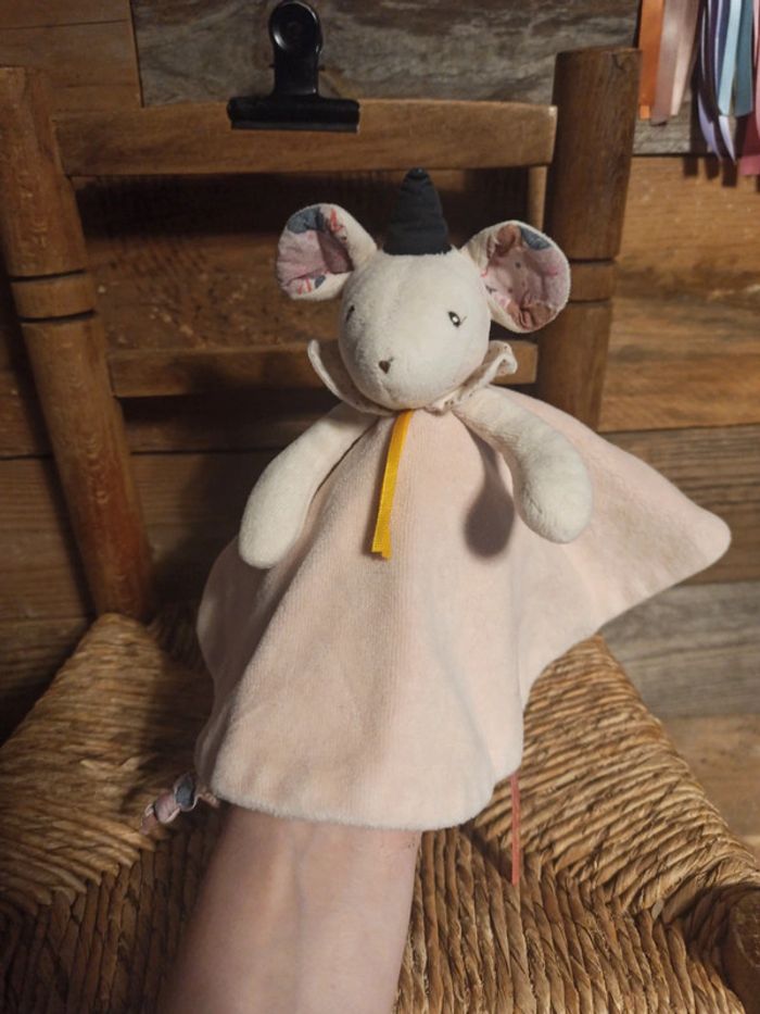 Doudou souris il était une fois moulin roty tbe - photo numéro 5