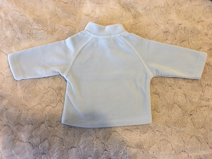 Pull polaire bleu ciel - Tex Baby - 3 mois - photo numéro 4