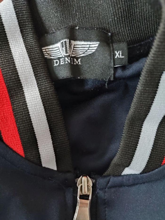 Veste zippée Denim - Taille XL - photo numéro 4
