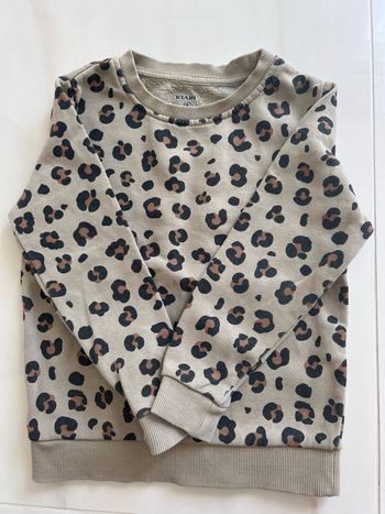 Sweat  léopard kiabi 4 ans
