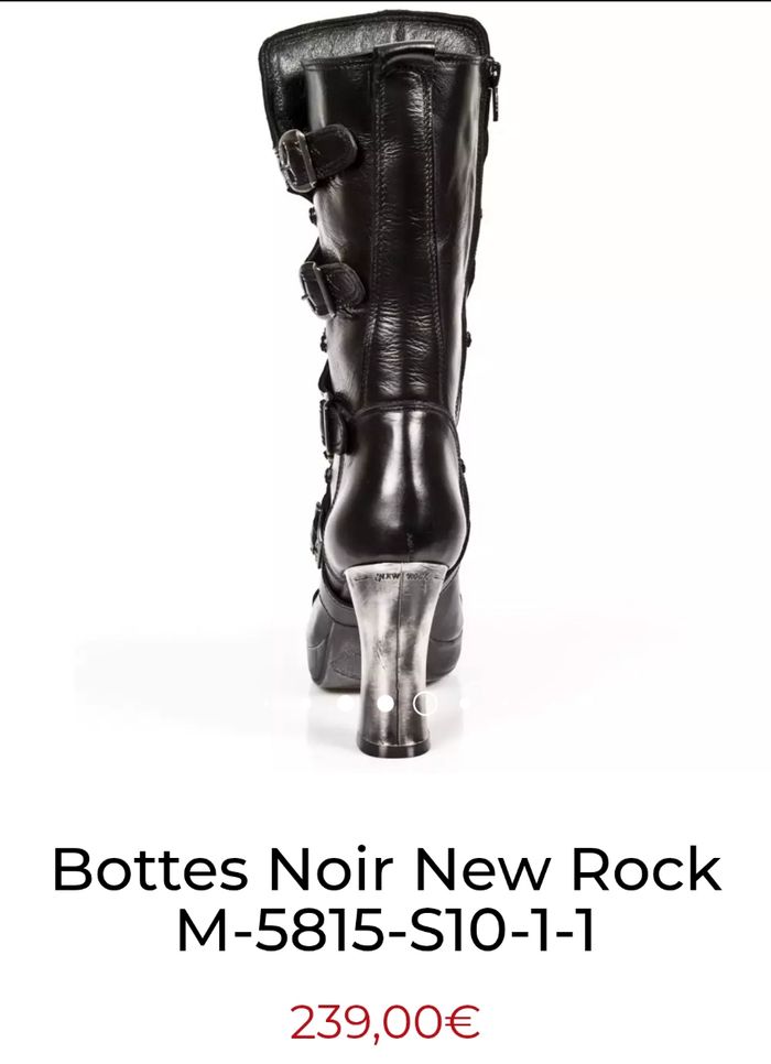Botte new rock neuve - photo numéro 5