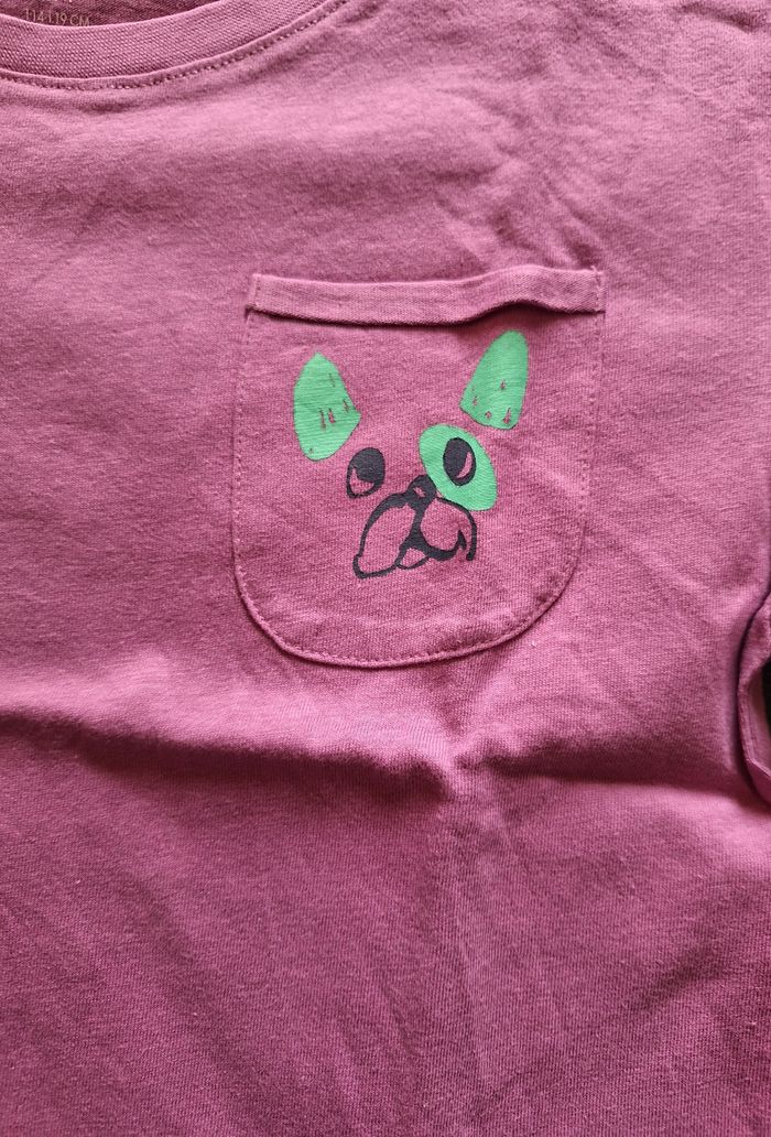 Tee-shirt manches courtes Chien Kiabi 6 ans - photo numéro 2
