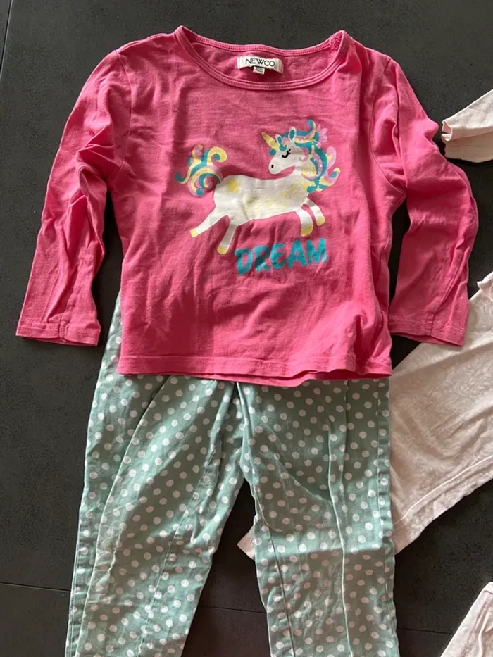Lot de 2 pyjamas mi-saison fille 3 ans - photo numéro 2
