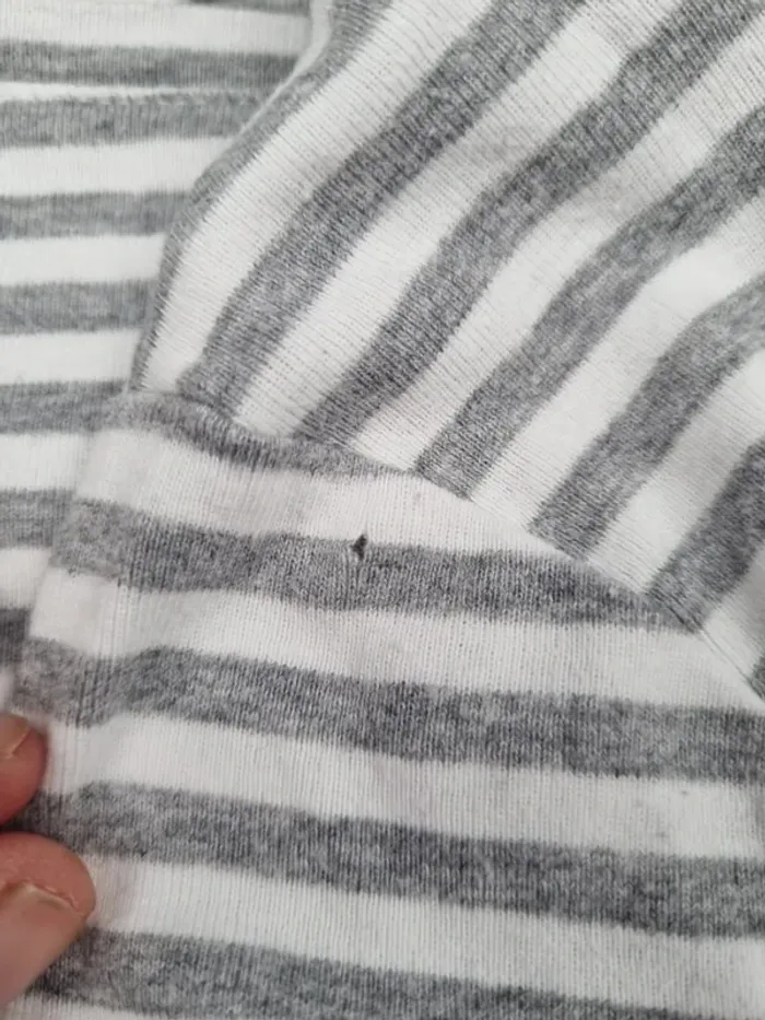 Sweat marinière Tommy Hilfiger – Taille M Femmes (mesures en photos) - photo numéro 13