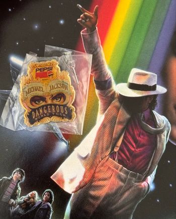 Michael Jackson Pin’s Dangerous World Tour neuf 