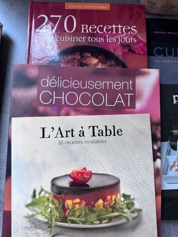 Lot livres de cuisine