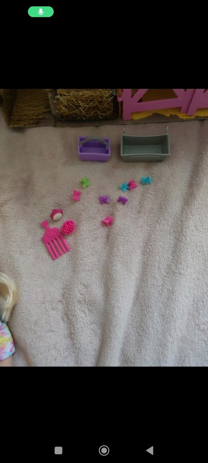 Barbie poupée toilettage des chevaux - photo numéro 4