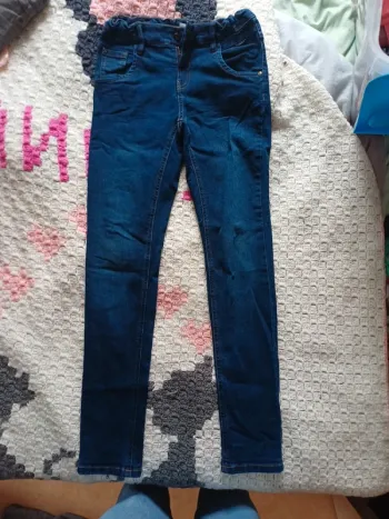 Jean slim taille réglable