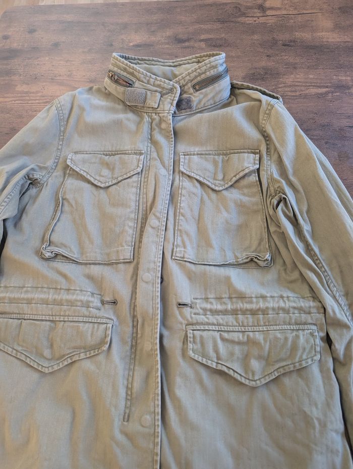 Ralph Lauren Military Field Veste Drapeau Américain Arrière - photo numéro 9
