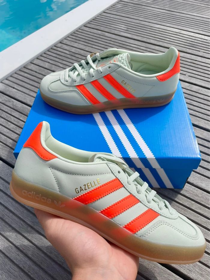 Adidas spezial gazelle orange / vert 37