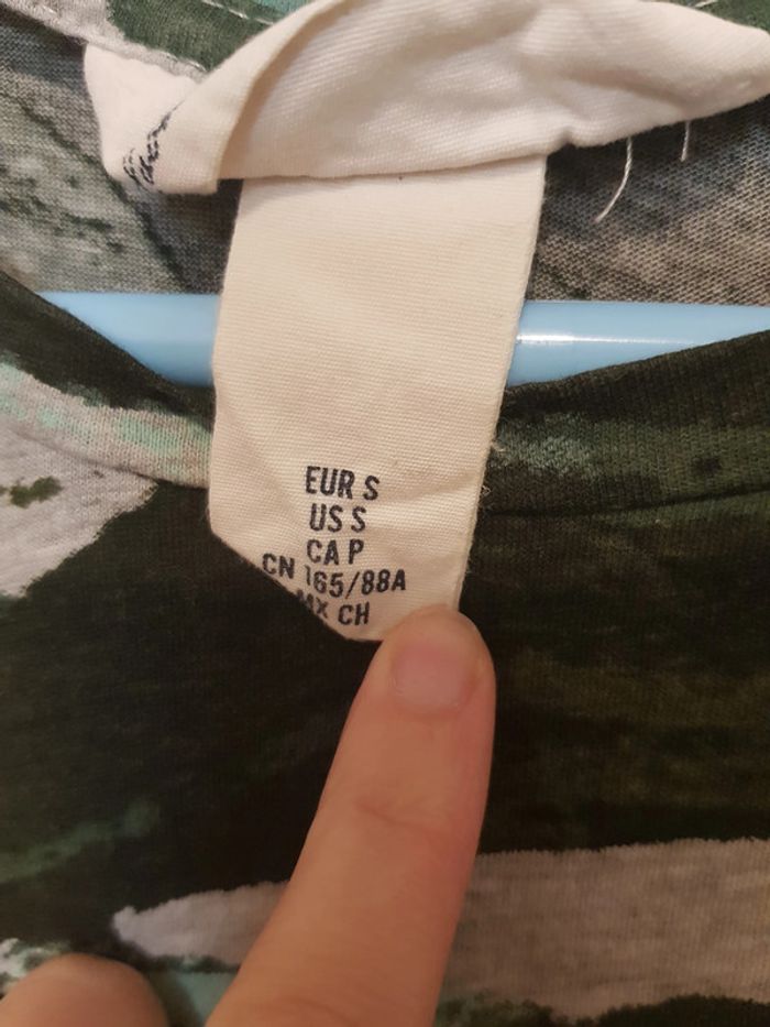 T-shirt camouflage vert forêt / kaki - photo numéro 3