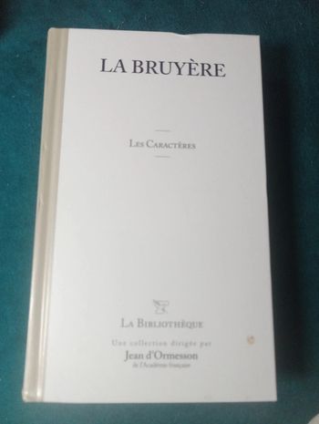 La Bruyère - Les Caractères