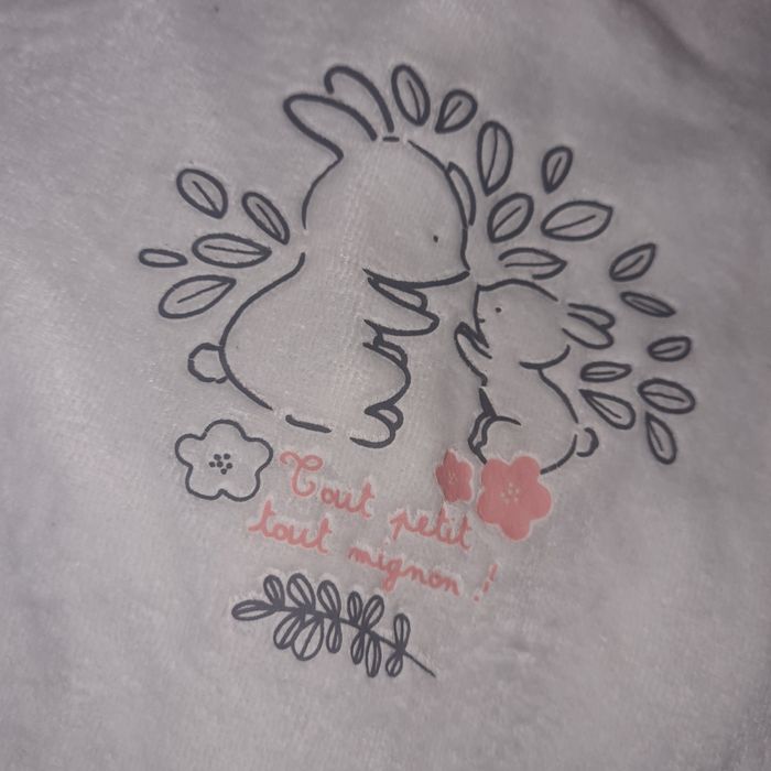 Pyjama velours bébé fille 12 mois Mots d'enfants - photo numéro 2