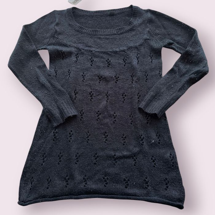 Pull long ajouré 10 ans