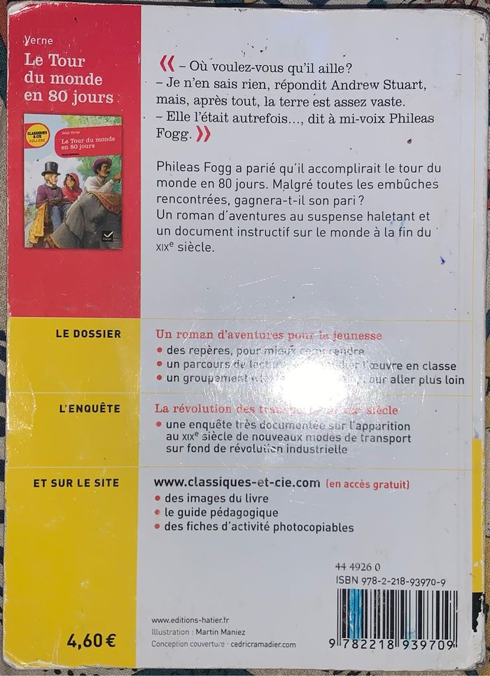 Livre le tour du monde en 80 jours - photo numéro 1