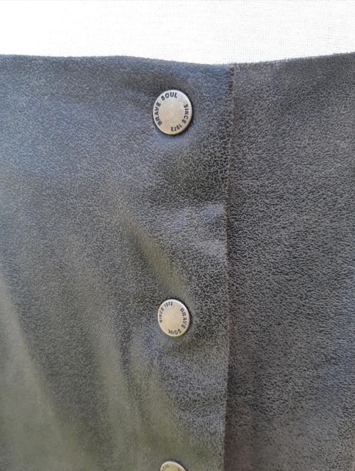 Jupe trapèze évasée marron Shakira - photo numéro 2