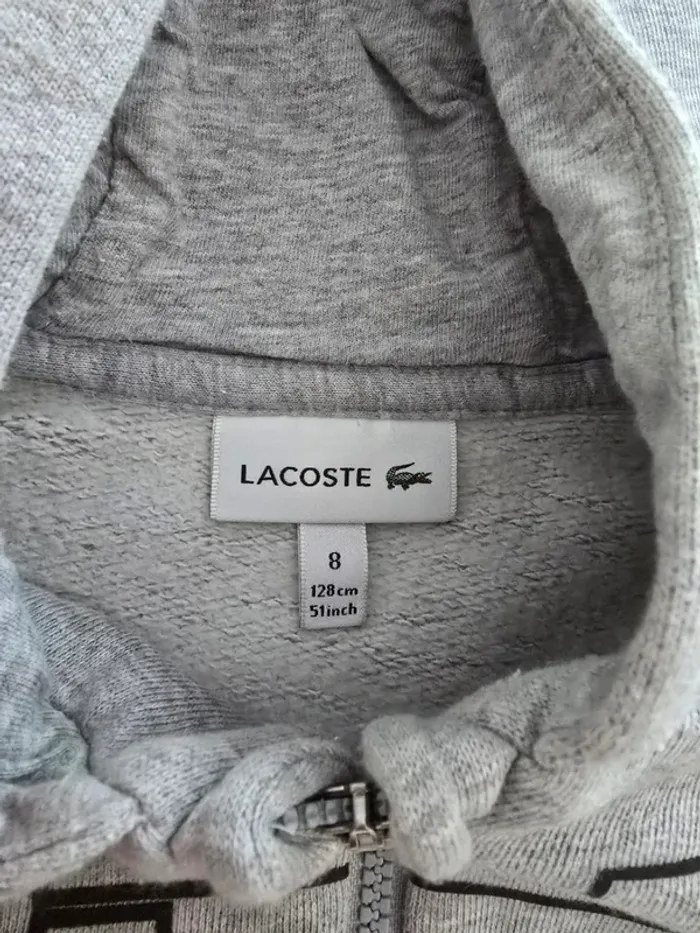 Gilet zippé lacoste - photo numéro 3