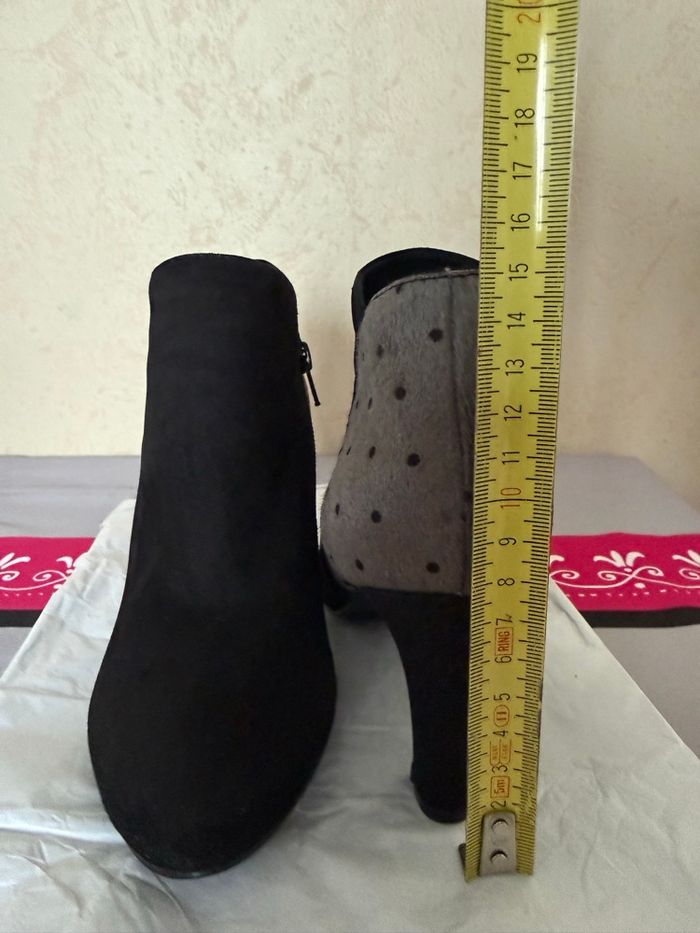 Boots noir & gris Eram 36 - photo numéro 3