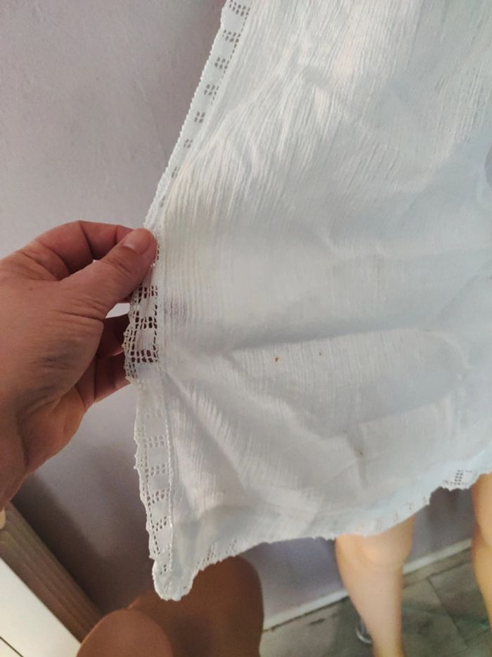 Tablier ancien style communion - photo numéro 2