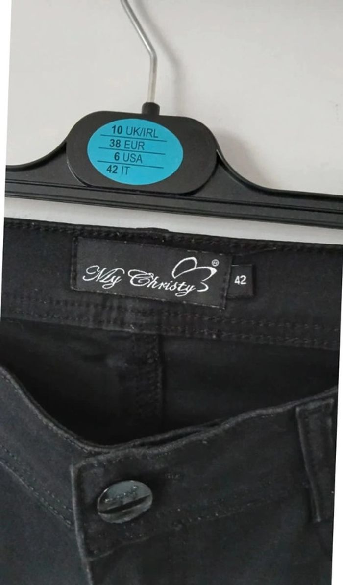 Pantalon noir My Christy - photo numéro 3