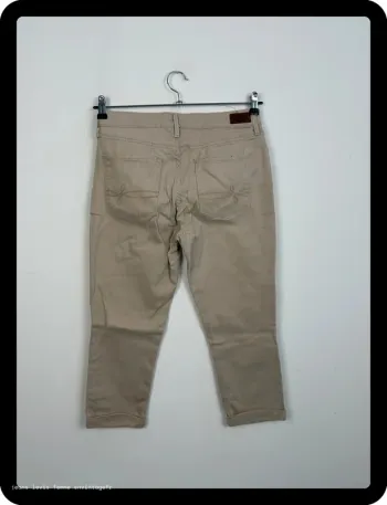 Jean Levi's Denizen Femme Modern Crop Beige | W30 FR40 | Très Bon État | BP121